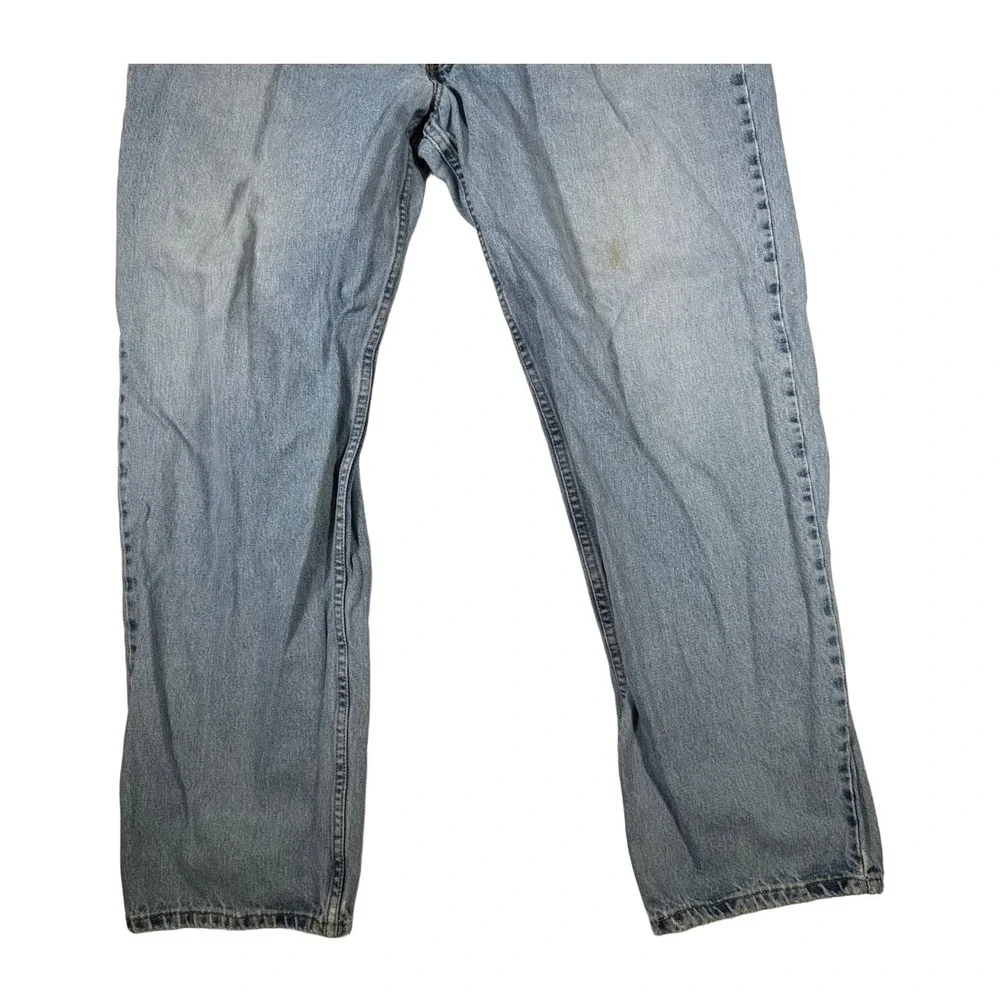 Levi Strauss 550 Relaxed Fit Jeans Mens W46 L32 Light‎ Wash Denim Blue